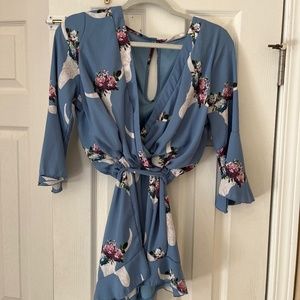 Peach Love Romper size Medium